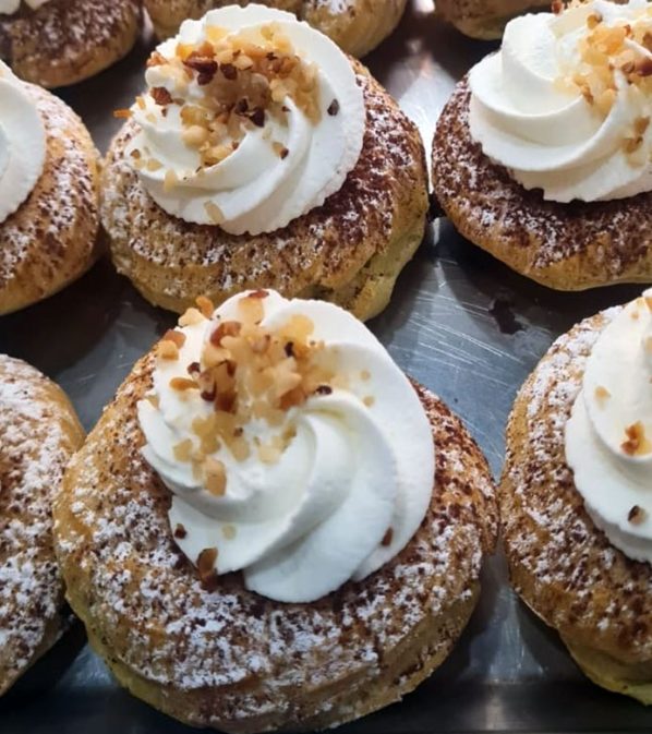 Zeppole nutella e panna