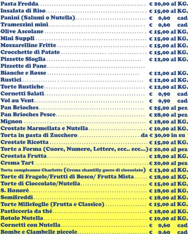 Menù